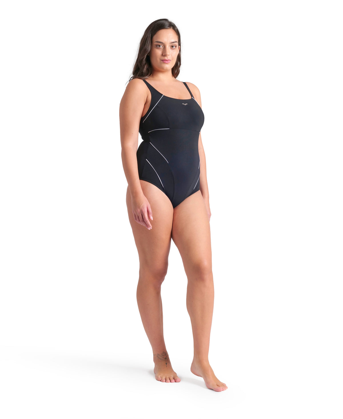 Arena Jewel One Piece R - Black / White