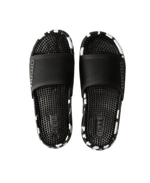 Arena Unisex Marco Bi Massage Slides - ARENA_BLACK