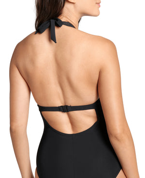 Arena Alessia Clip Back Swimsuit - Black