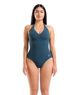 Arena Alessia Clip Back Swimsuit - Mangrove