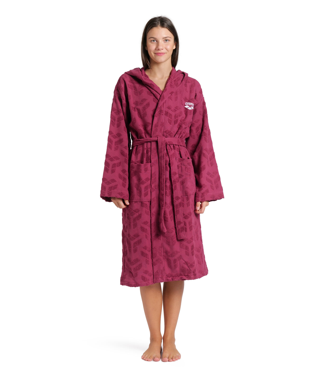 Arena Unisex Jacquard Monogram Bathrobe