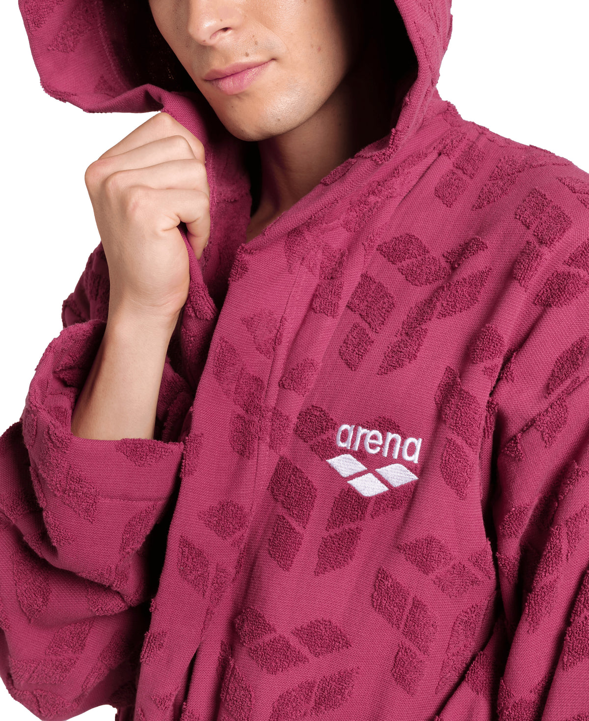Arena Unisex Jacquard Monogram Bathrobe