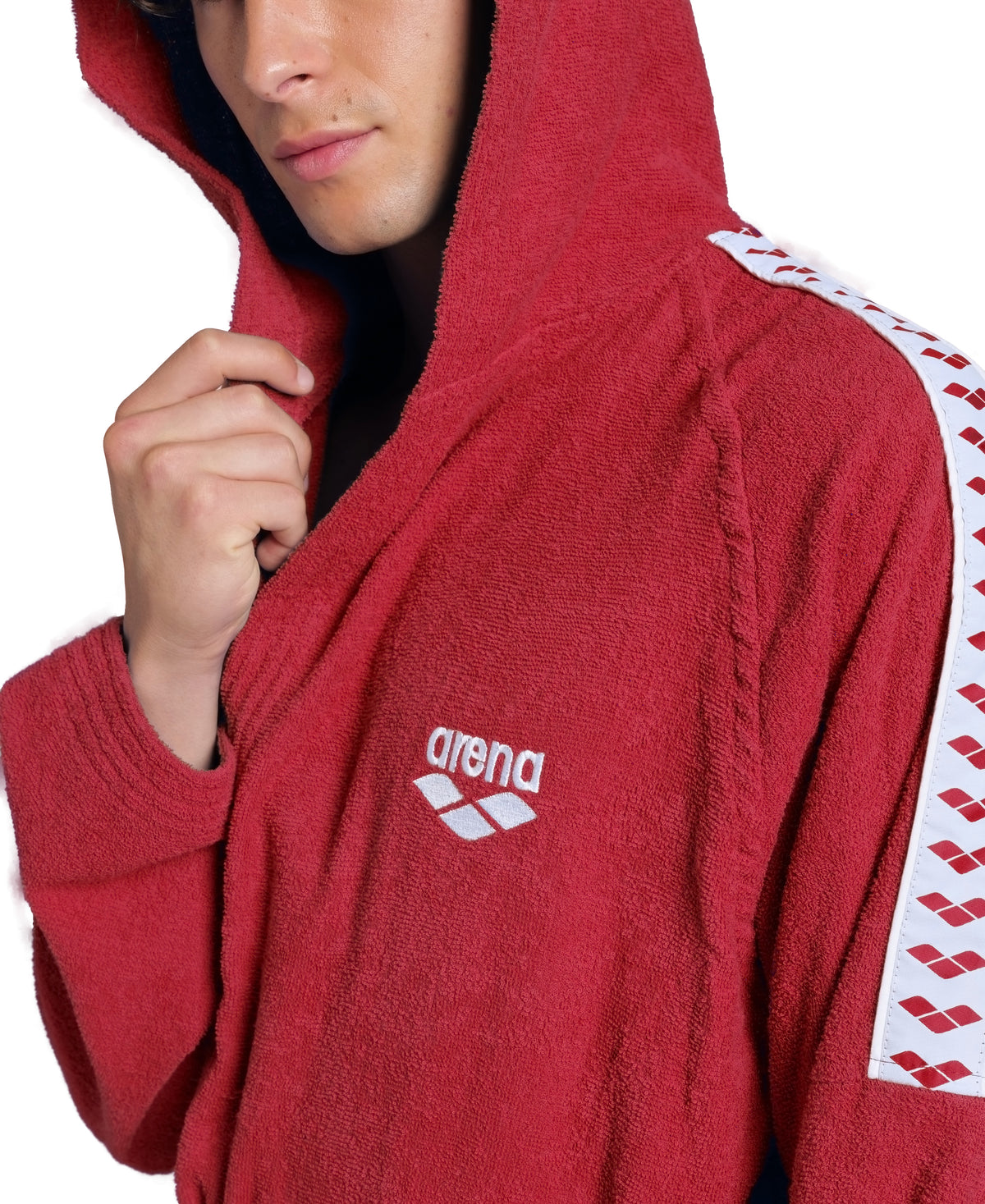 Arena Unisex Team Stripe Bathrobe