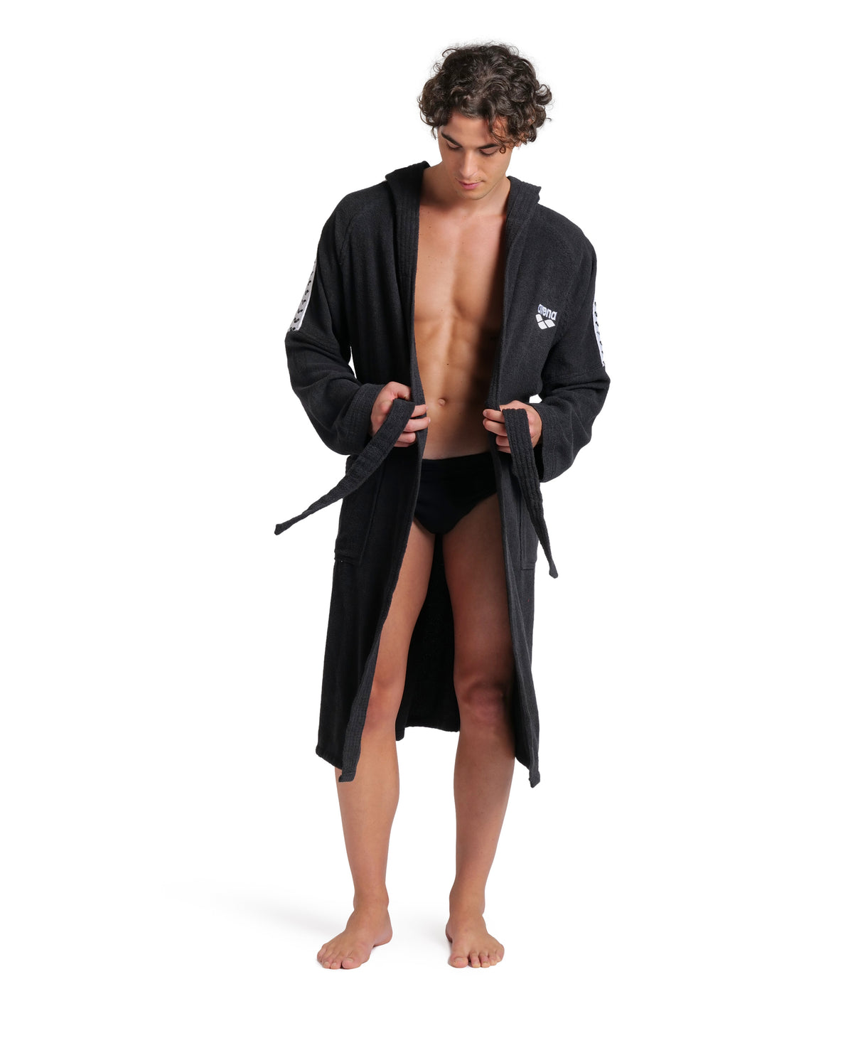 Arena Unisex Team Stripe Bathrobe