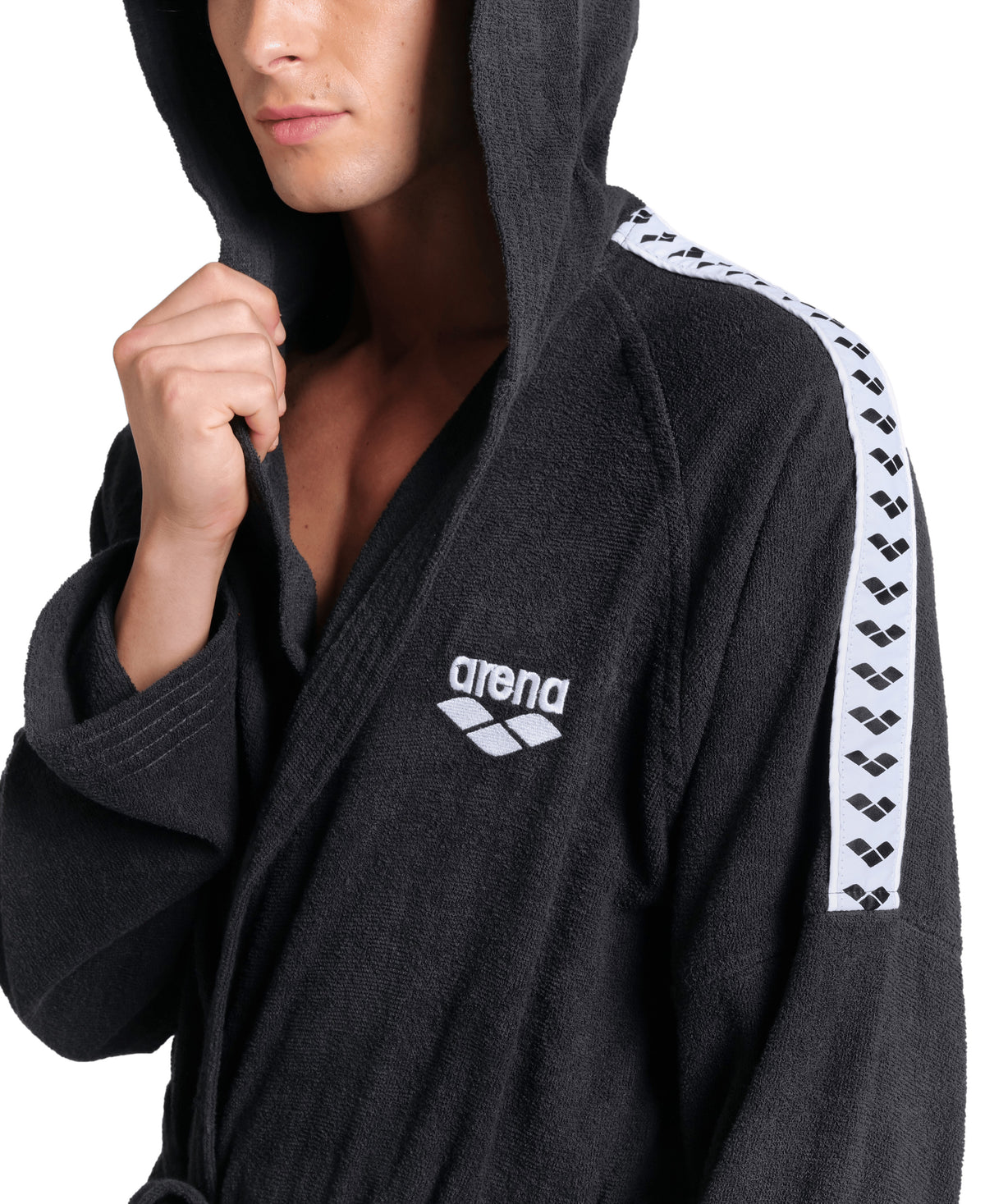 Arena Unisex Team Stripe Bathrobe