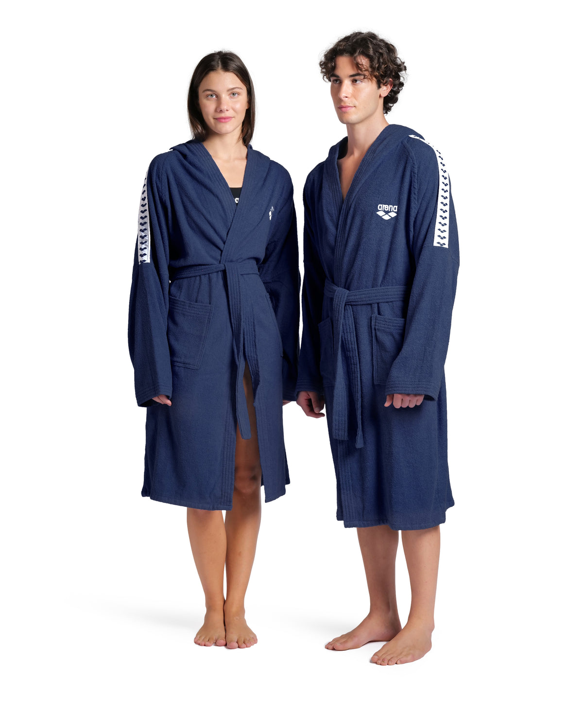 Arena Unisex Team Stripe Bathrobe