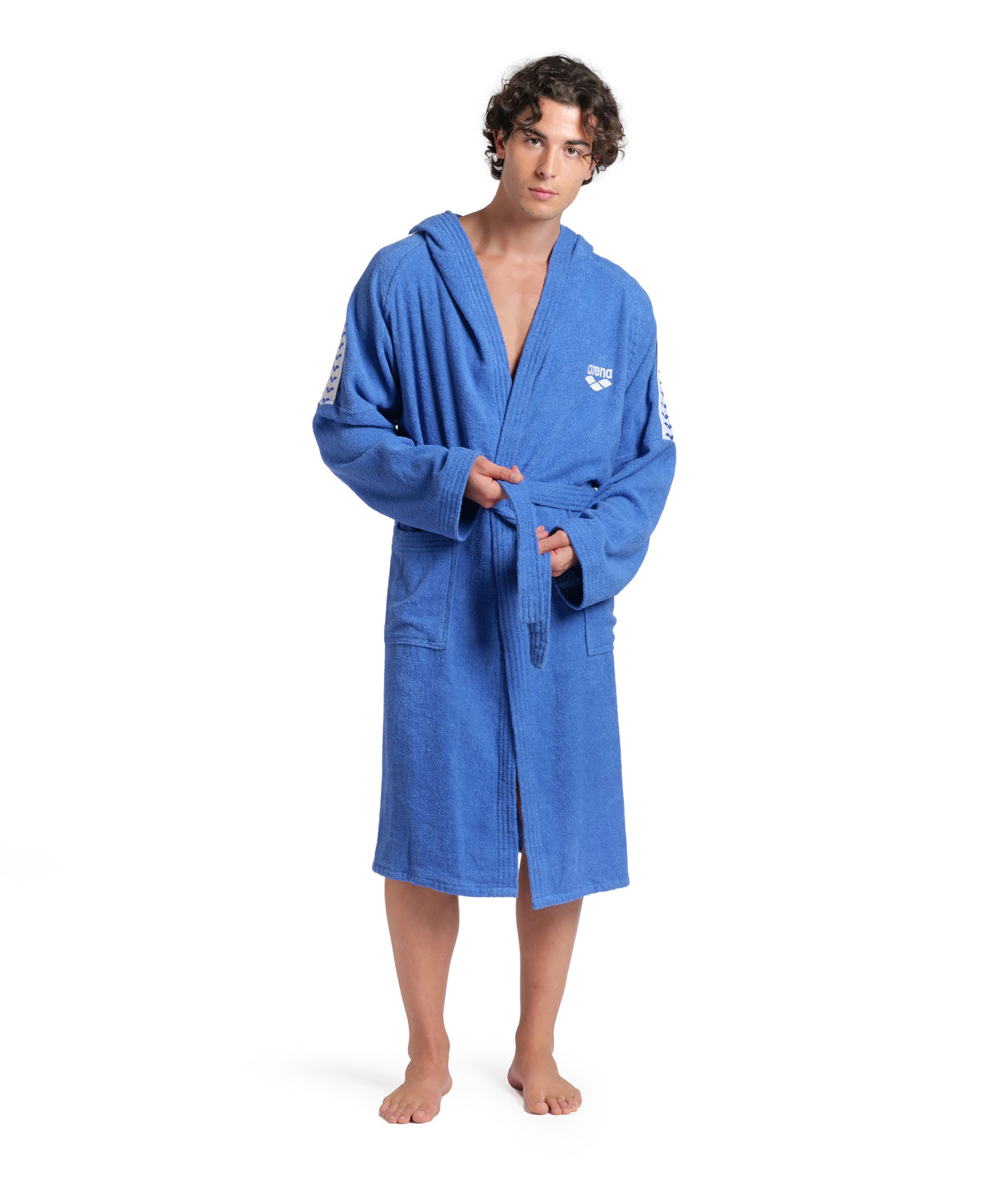 Arena Unisex Team Stripe Bathrobe