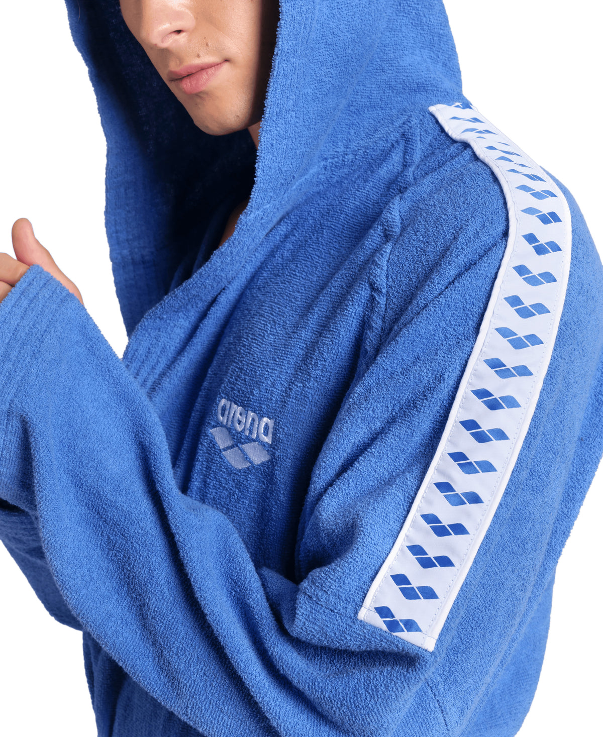 Arena Unisex Team Stripe Bathrobe
