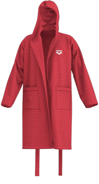 Arena Cotton Waffle Losange Bathrobe - Parrot-White