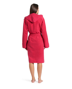 Arena Unisex Microfiber Zeal Bathrobe - Red-White