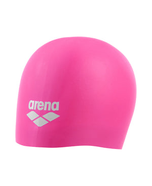 Arena Unisex Long Hair Swim Cap - Shocking Pink-White