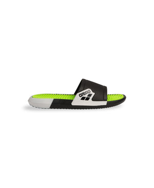Arena Unisex Marco Active Massage Slides - LIME - BLACK - WHITE