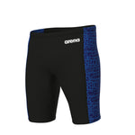 Arena Men's Snakeskin Swim Jammer F - Black / Team Royal