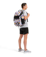 Arena One Go Allover Swim Sports Travel Backpack 45L - COLLAGE