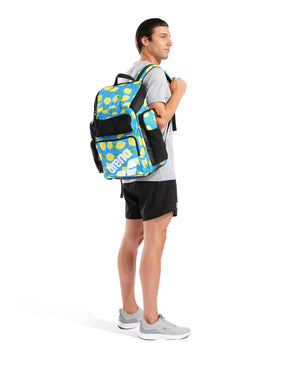 Arena One Go Allover Swim Sports Travel Backpack 45L - ARENA LEMONS