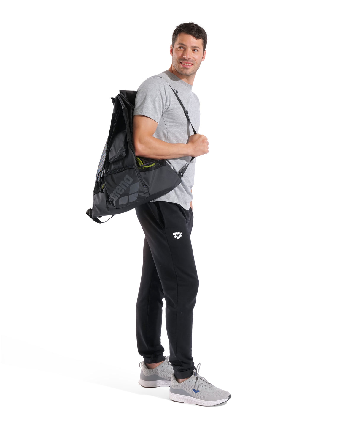 Arena All Set Pool Sack Mesh Bag - BLACK