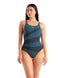 Arena Isabella Wing Back Swimsuit - Mangrove / Night Grey