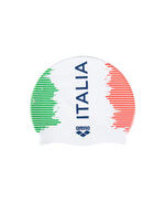 Arena Italia Silicone Swim Cap - Italia - White