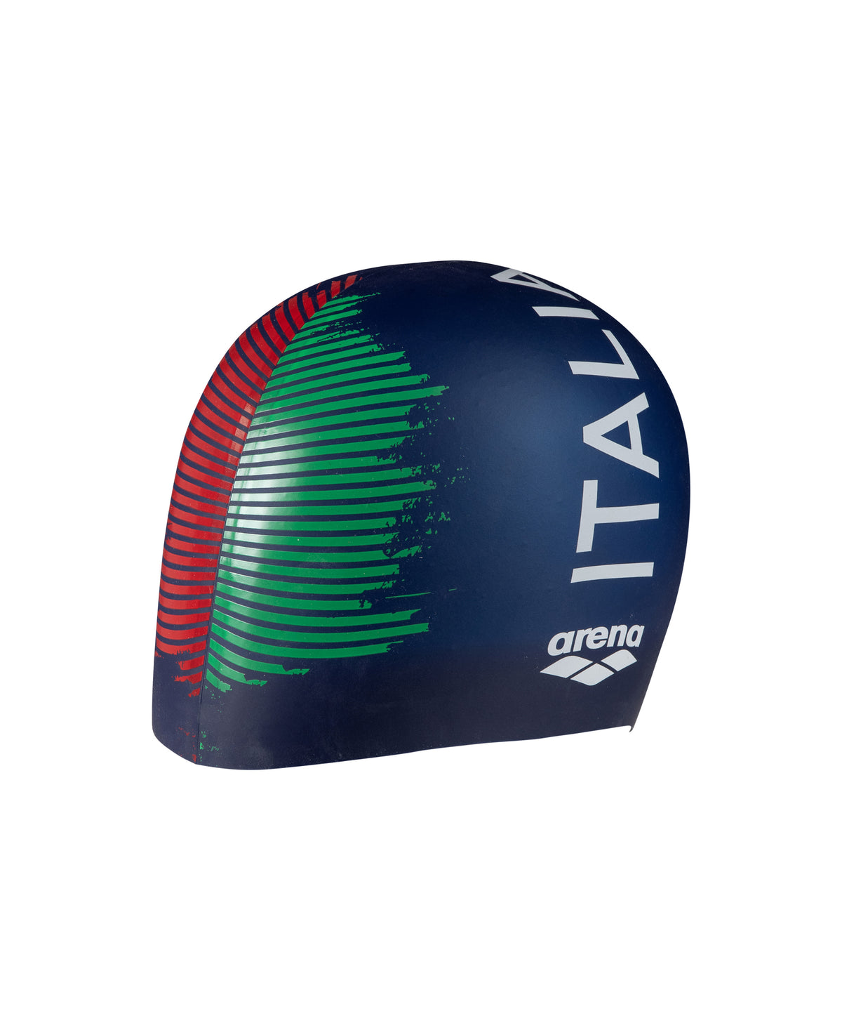 Arena Italia Silicone Swim Cap - Italia - Navy
