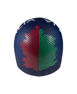 Arena Italia Silicone Swim Cap - Italia - Navy
