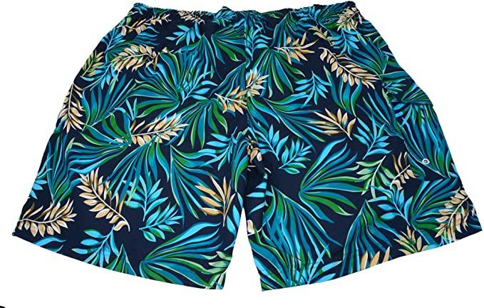 Adoretex Plus Size Women's Fern Garden Print Swim Board Shorts - 25 product image 3