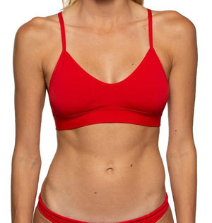 Jolyn Mara Solid Red Bikini Top - 25 product image