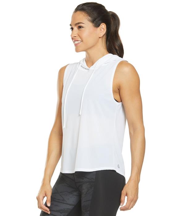 TYR Active Ladies Nora Mesh Solid Cropped Hoodie - 25 product image 5
