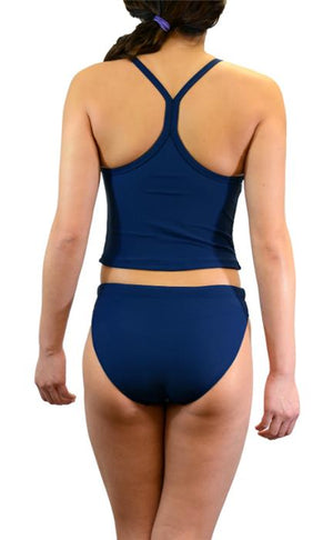Adoretex Lycra Thin Strap Ladies Solid Tankini Set - 25 product image 4