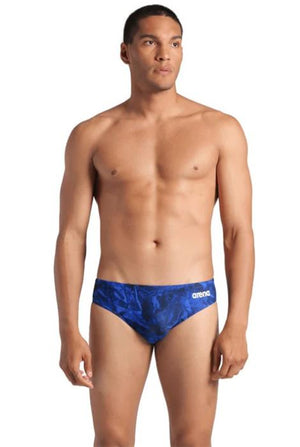 Arena Crackle Print MaxLife Eco Men's Swim Brief - 25