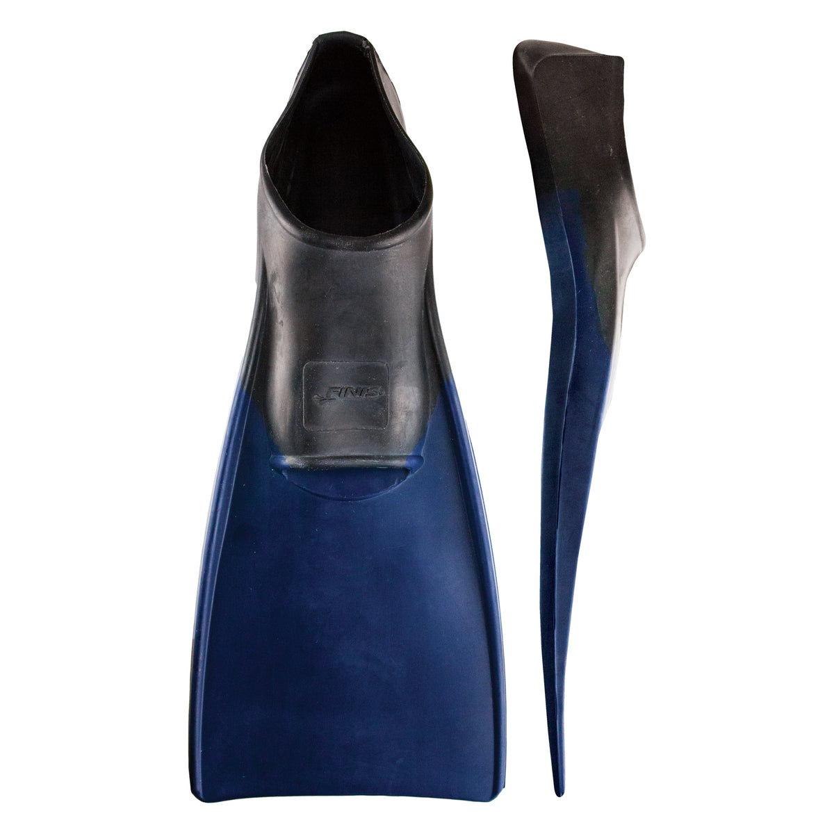 Long Floating Fins - Black/Navy / 11-13 (Euro 44-46)