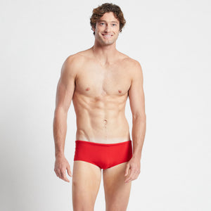 Aqua Short Solid - Red / 38