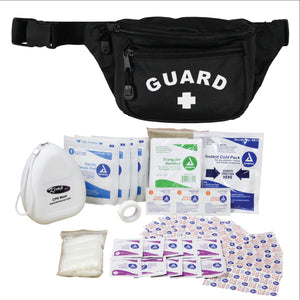 Kemp USA Hip Pack - with First Aid Supply Pack, Black