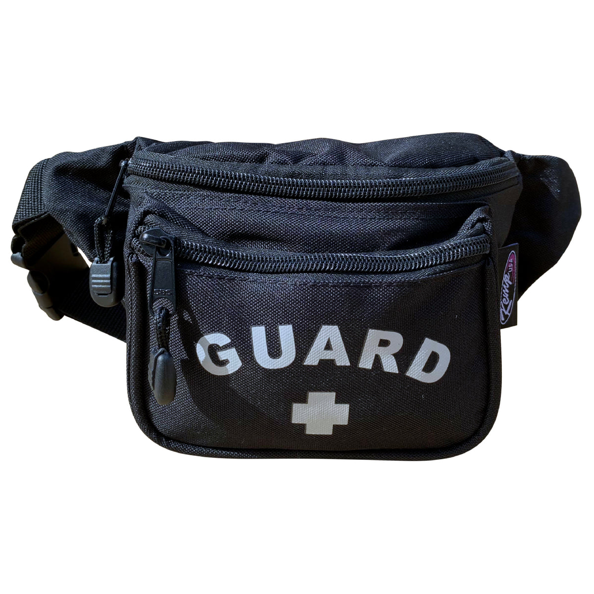 Kemp USA Hip Pack - with GUARD Logo, Black