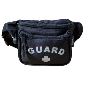 Kemp USA Hip Pack - with GUARD Logo, Black