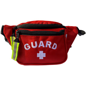 Kemp USA Hip Pack - Kemp USA Premium Hip Pack with GUARD Logo, Red