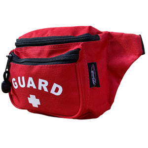 Kemp USA Hip Pack - with GUARD Logo, Red