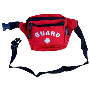 Kemp USA Hip Pack - with GUARD Logo, Red