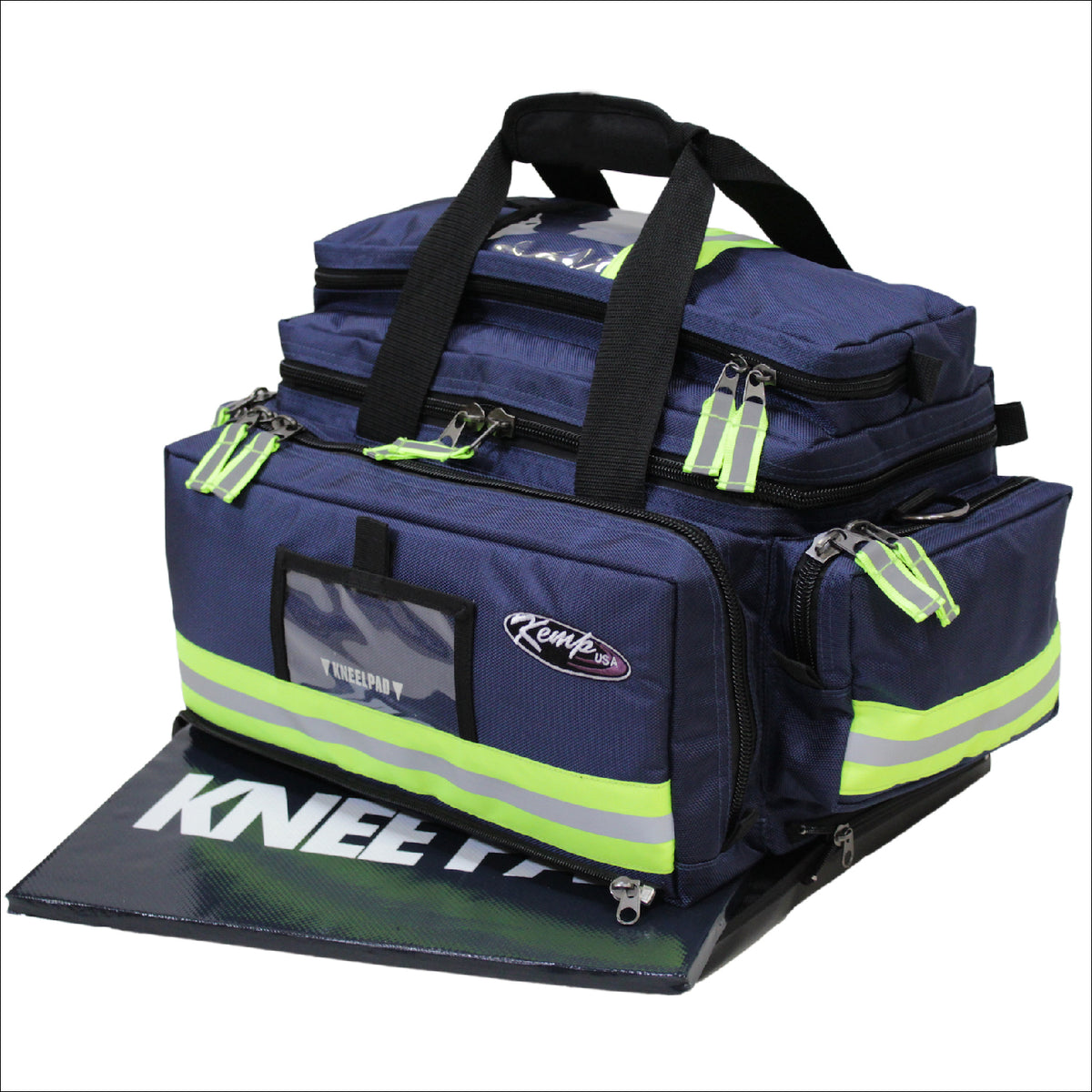 Kemp USA Premium Large Professional Trauma Bag - Navy Blue