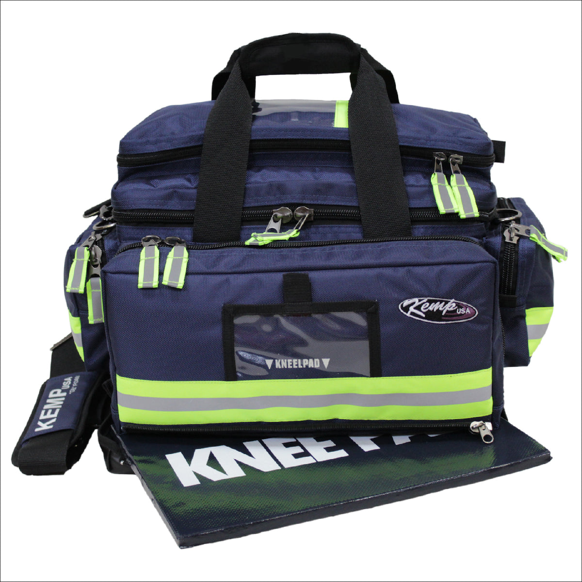 Kemp USA Premium Large Professional Trauma Bag - Navy Blue