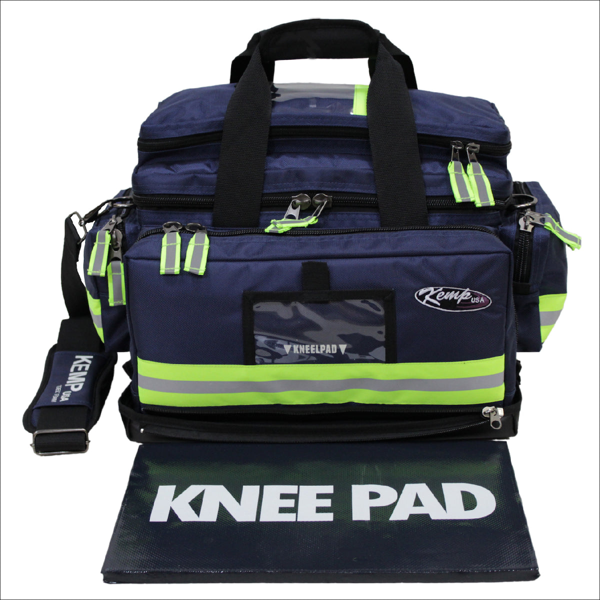 Kemp USA Premium Large Professional Trauma Bag - Navy Blue