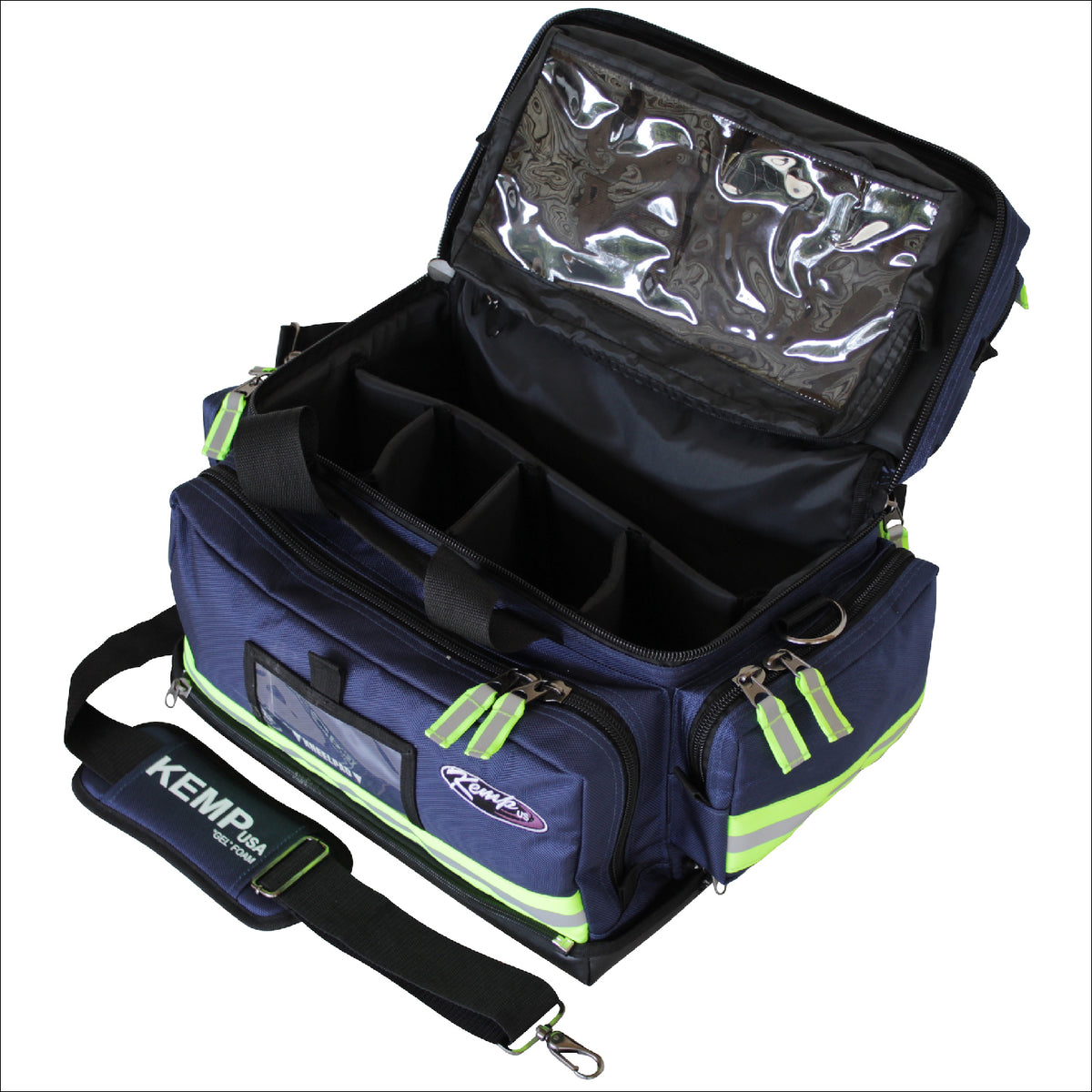 Kemp USA Premium Large Professional Trauma Bag - Navy Blue