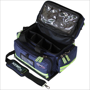 Kemp USA Premium Large Professional Trauma Bag - Navy Blue