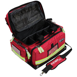 Kemp USA Premium Large Professional Trauma Bag - Red