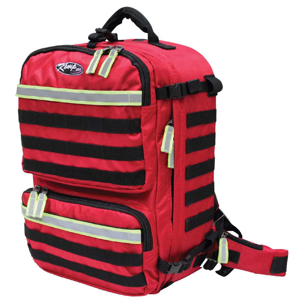 Kemp USA Premium Rescue & Tactical EMS Bag - Red