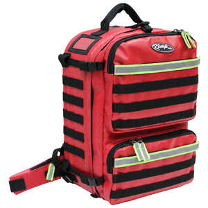 Kemp USA Premium Rescue & Tactical EMS Bag - Kemp USA Fluid-Resistant Tarpaulin Rescue & Tactical EMS Bag, Red