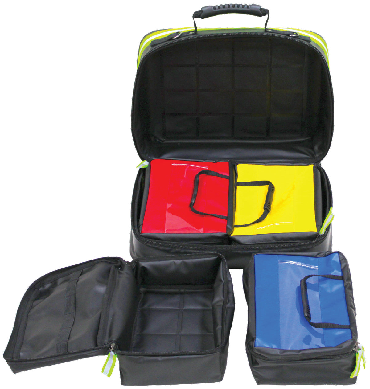 Kemp USA Fluid-Resistant Tarpaulin Large Responder Bag with Medication Pouches - Default Title
