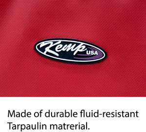 Kemp USA Fluid-Resistant Tarpaulin Large Responder Bag with Medication Pouches - Default Title