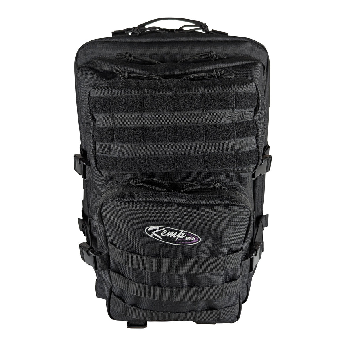 Kemp USA 3-Day Assault Molle Backpack, Large Rucksack Style - Black