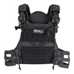 Kemp USA Tactical Vest with Quick Release Buckles - Black