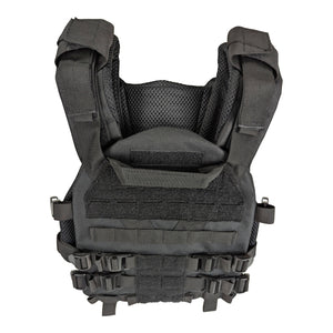 Kemp USA Tactical Vest with Quick Release Buckles - Black